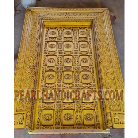 Teak door 031