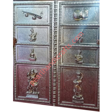 Temple Doors | Carved Teak Doors | Wooden Temple Doors | Metal Doors